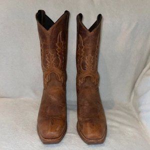 Womens tan Abilene cowboy boots size 8½